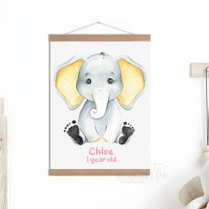 Baby Footprints Kit-Keepsake Land Elephant