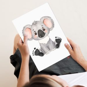 Personalised Baby Koala Footprint Kit 2