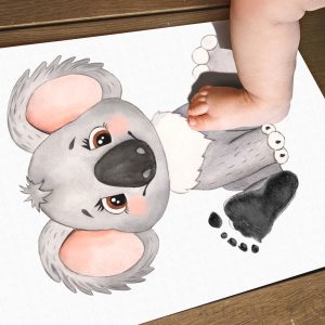 Personalised Baby Koala Footprint Kit 3