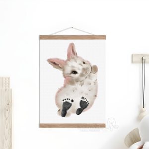 Personalised Rabbit Footprint Kit - Keepsake Land