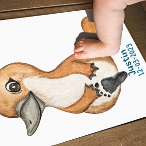 Platypus Baby Footprint Kit Keepsake 1