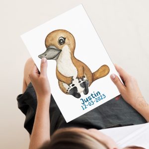Platypus Baby Footprint Kit Keepsake 2